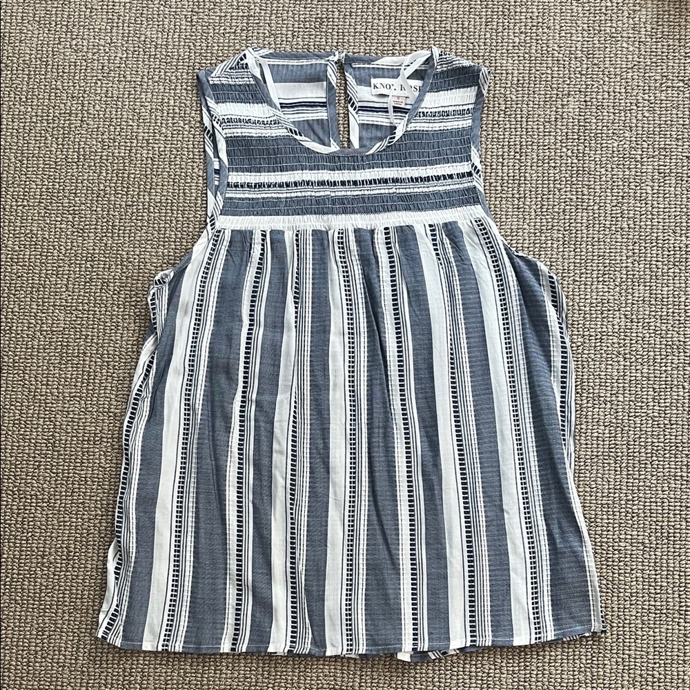 Knox Rose Striped Sleeveless Top